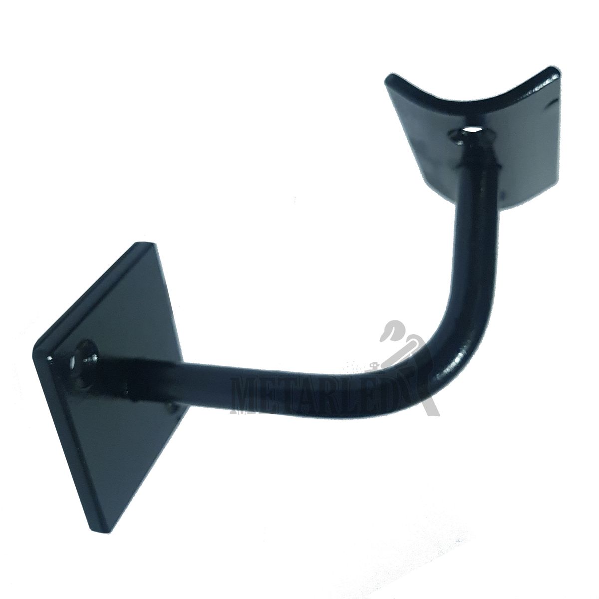 GENERICO - Soporte Escuadra Para Pasamanos De Escalera redondo punta tubular