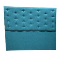 Respaldo 2 Plazas Turquesa Lino Botone a piso Muebles Rimar