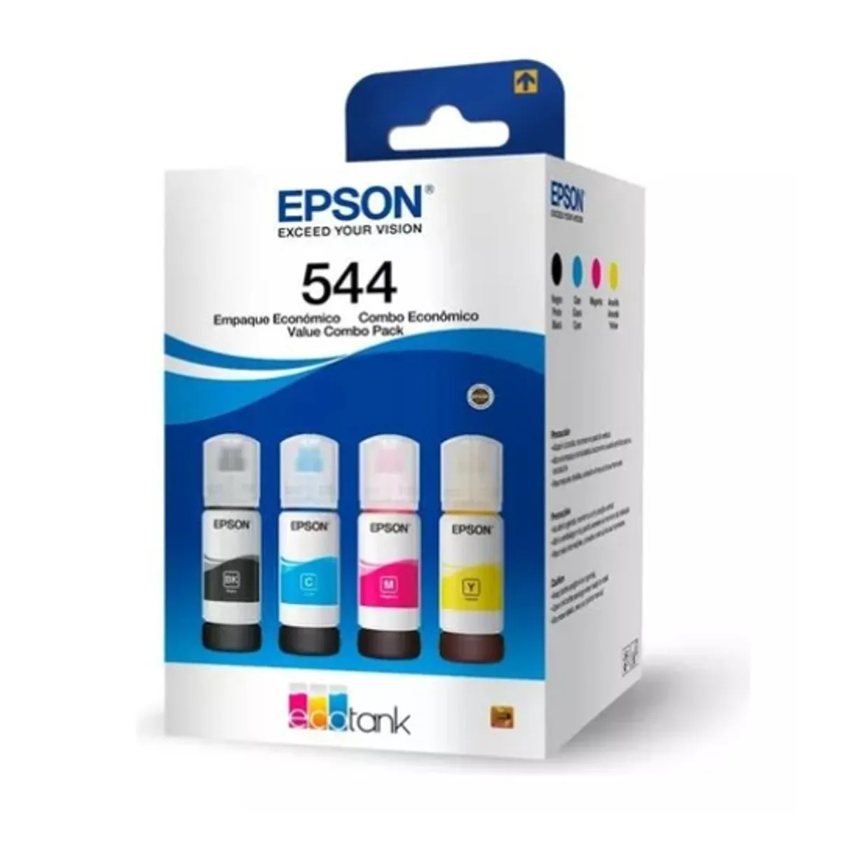 EPSON - pack de 4 Botellas de tintas para impresora Epson