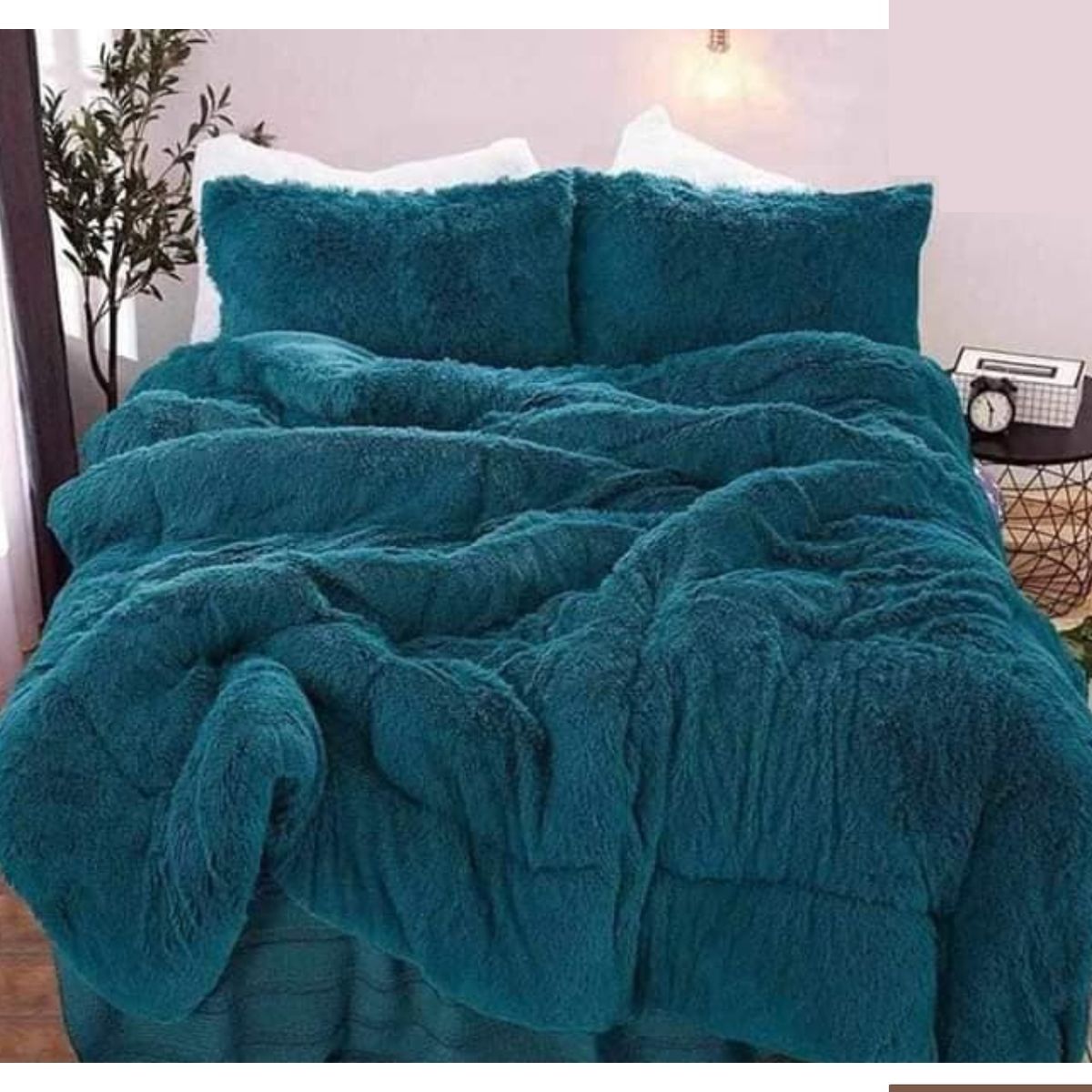 GENERICO - PLUMON PELUDITO CON CHIPORRO TAMAÑO KING CUBRE FRIO