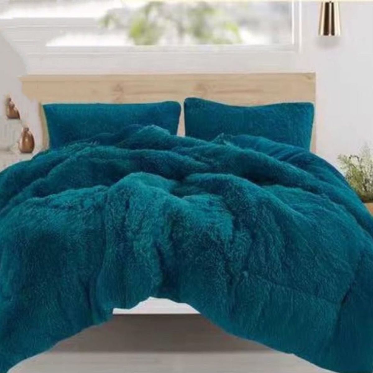 GENERICO - PLUMON PELUDITO CON CHIPORRO TAMAÑO KING CUBRE FRIO