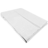 Faldon Liso 5 Pliegues 1 Plaza Blanco 200 Hilos