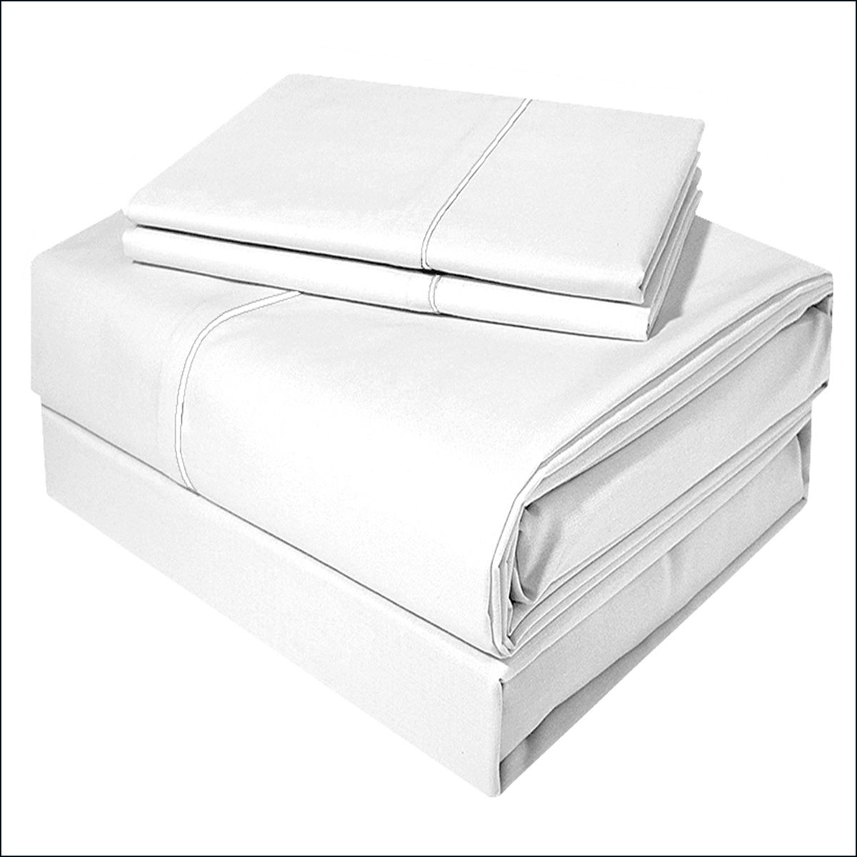 VICTORIANAS - Juego De Sabanas Full Inmaculada Delicato Blanco 300 Hilos