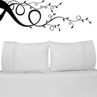 Juego de Sábanas Full Inmaculada Clasico Blanco 200 Hilos