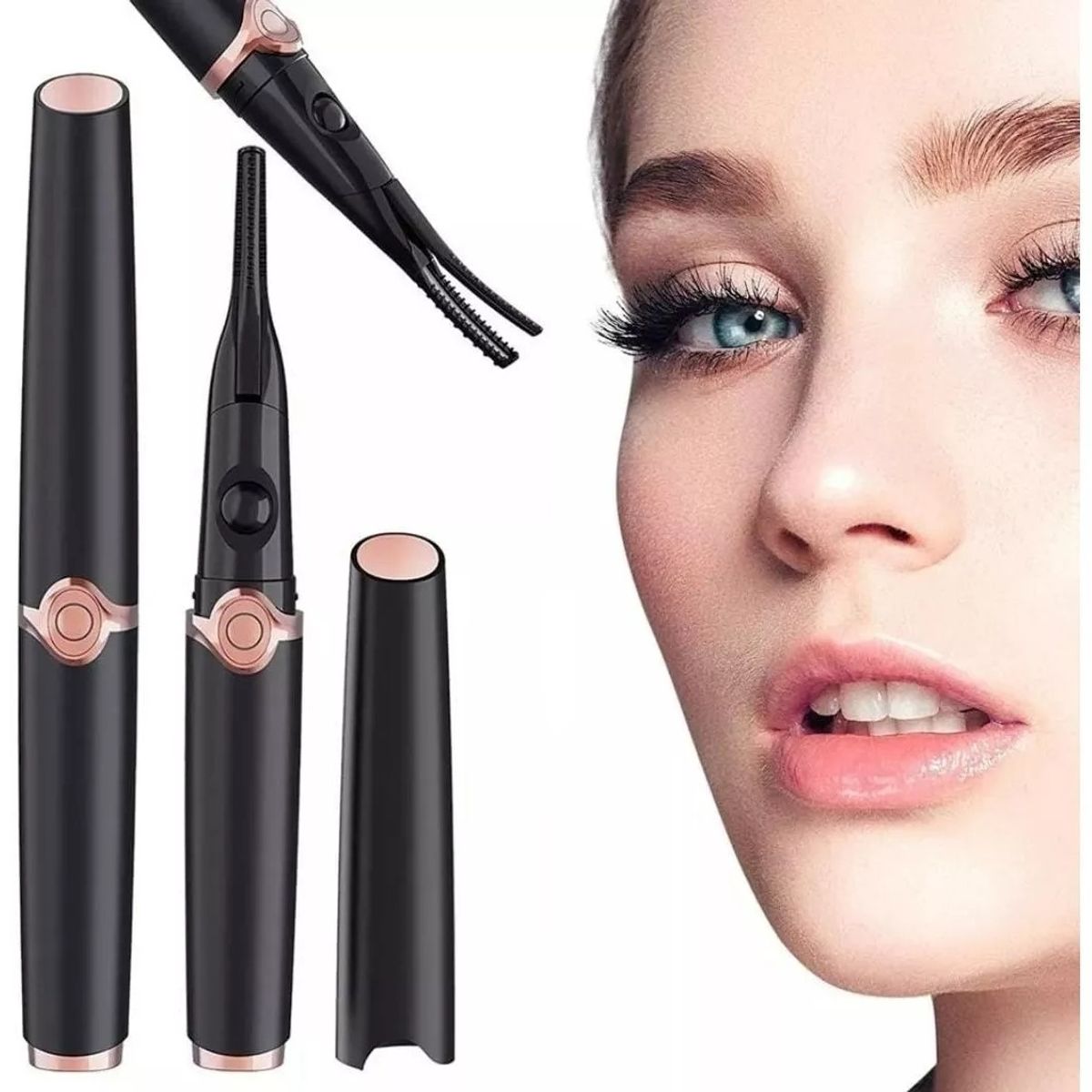 KUANGYE - Rizadores De Pestañas Eléctrico Y Térmico Recargable Usb