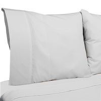 Juego de Sábanas 1 Plaza Inmaculada Clasico Blanco 200 Hilos