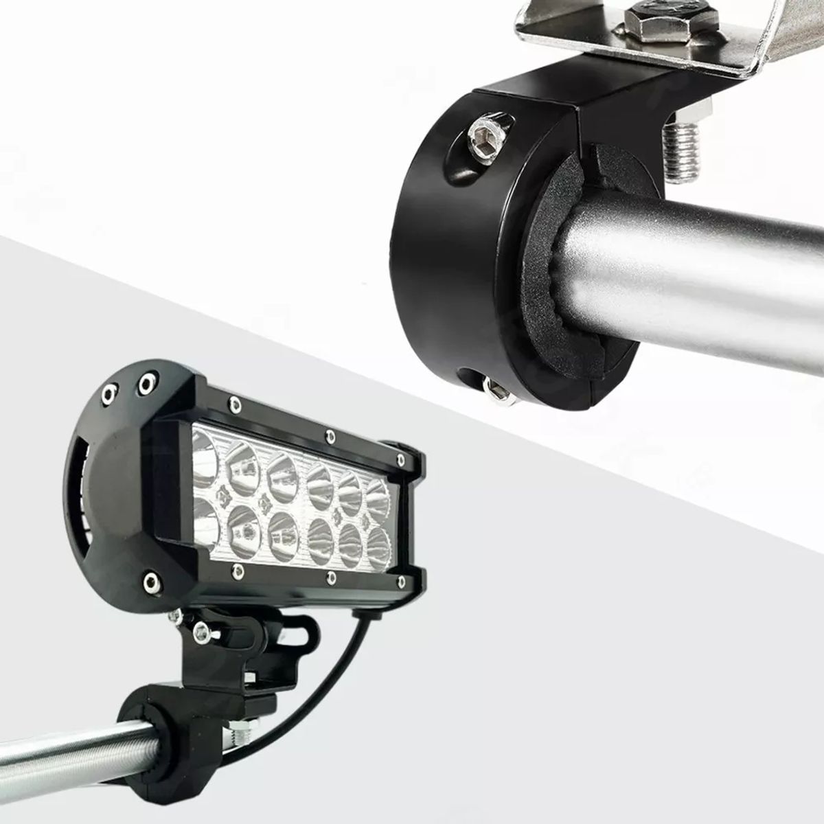 KUANGYE - Par Soporte Para Focos Neblineros Motos Universal