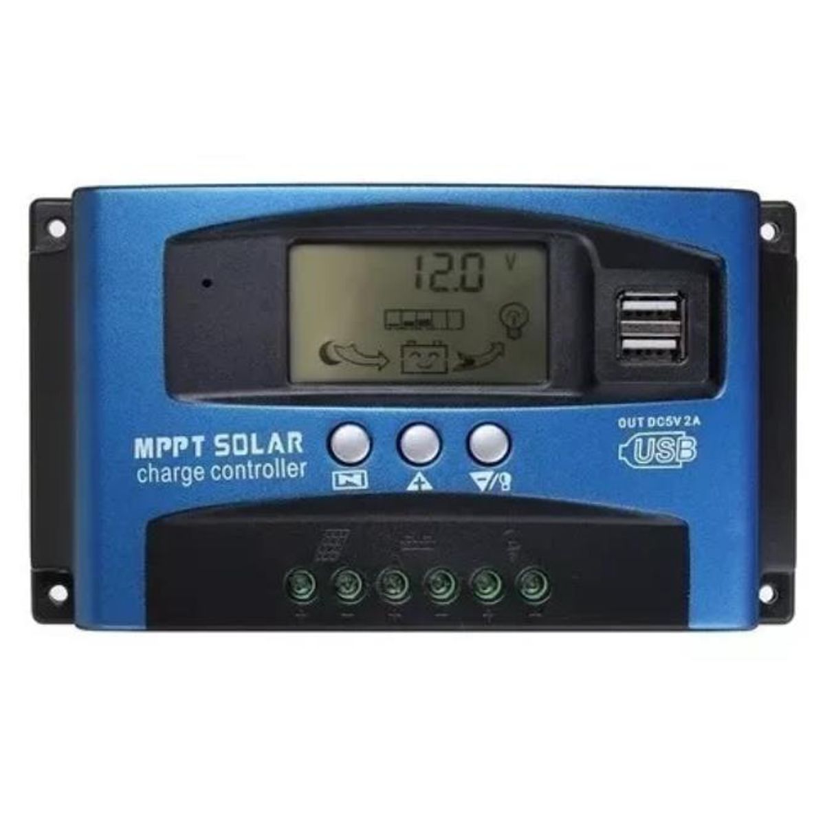 KUANGYE - Regulador De Carga Solar Digital Mppt 12v 24v 60a
