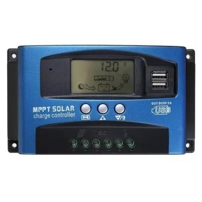KUANGYE - Regulador De Carga Solar Digital Mppt 12v 24v 60a