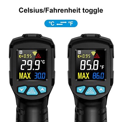 Imagen 2 del producto Termómetro Digital Infrarrojo Laser Industrial -50-400°c