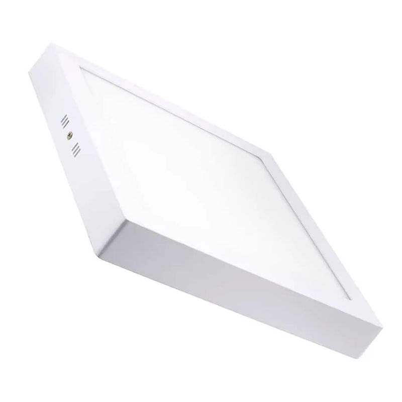 GENERICO - pack 4 Focos Led - Downlights Cuadrado 12W