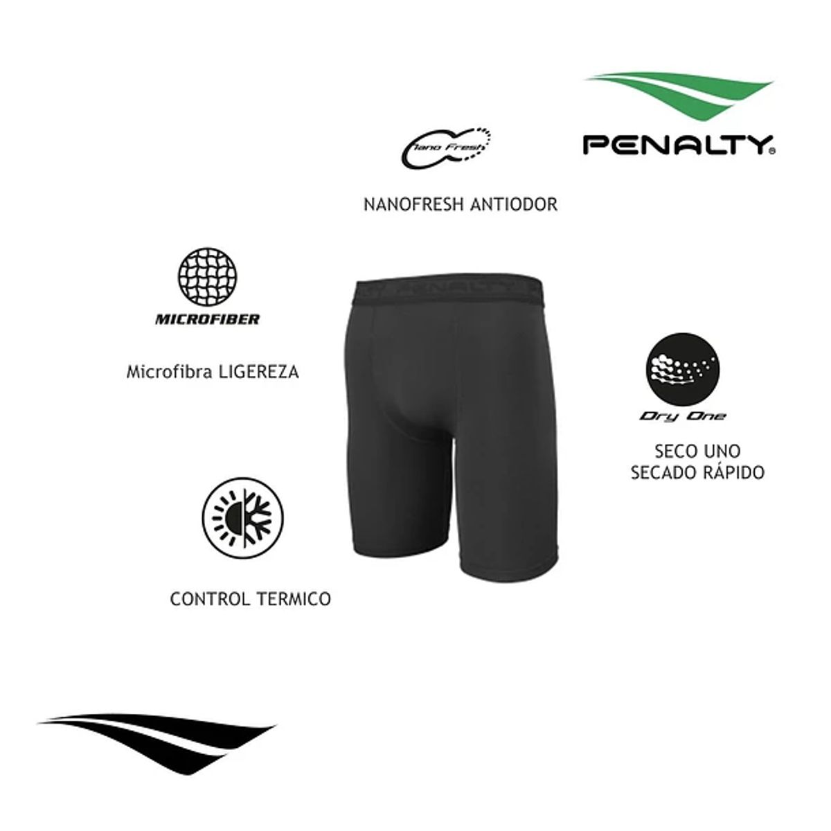 PENALTY - Calza Short Deportiva Penalty Skin SBolsillo Azul Rey PENALTY