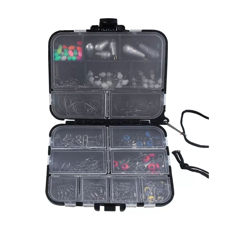 IMPORTCLICK - Kit 177 Accesorios Pesca Con Caja Aparejos