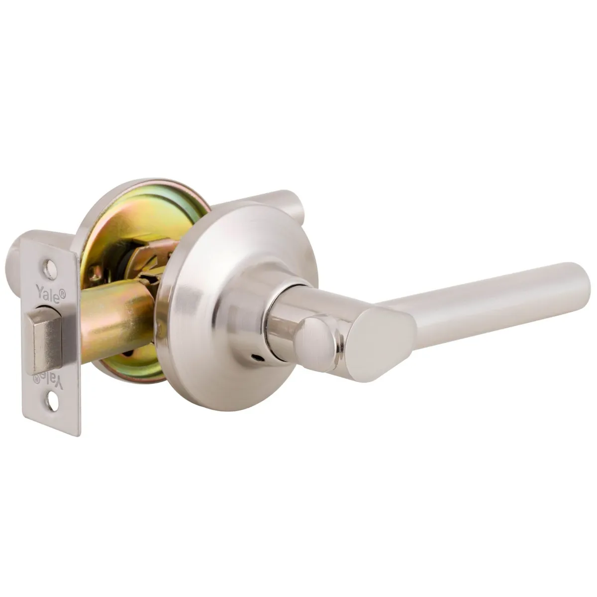 YALE - Cerradura Tubular Yale Toscana Libre Paso Níquel