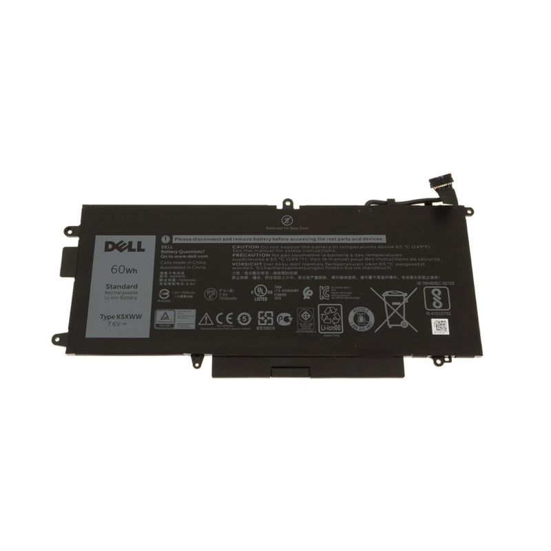 DELL - BATERIA DELLL 5289 7280 ORIGINAL 4 CELDAS NEGRO (K5XWW – 6CYH6)
