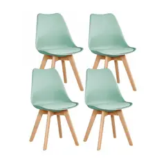 KLIK - Pack de 4 Sillas Tulip Menta