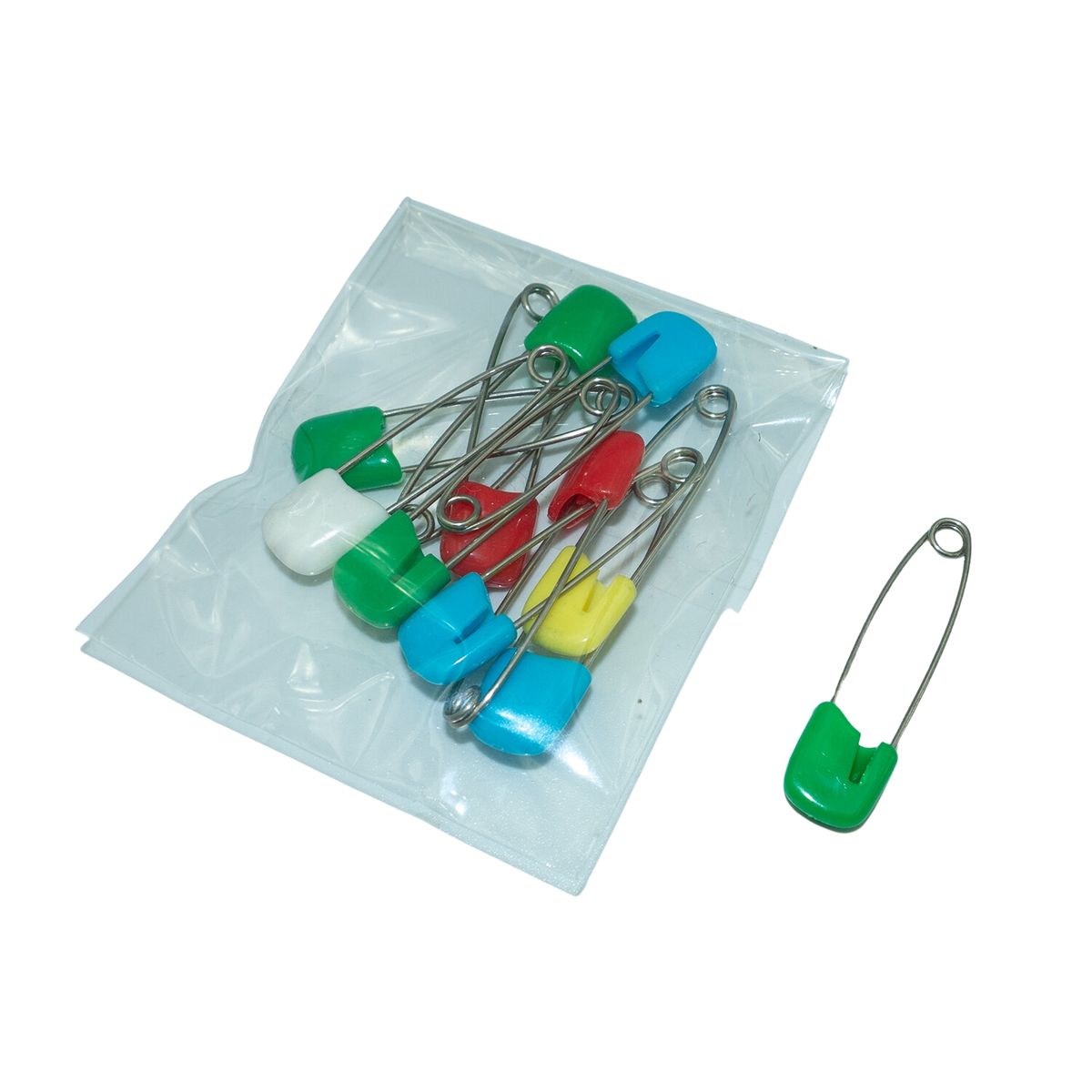 GENERICO - Alfiler de Gancho para bebe con seguro plástico 4cm