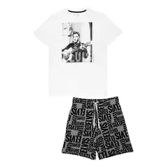 ELVIS PRESLEY - Pijama Hombre Blanco