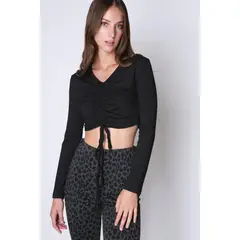 ATREVIDA - Polera Amelie Negro