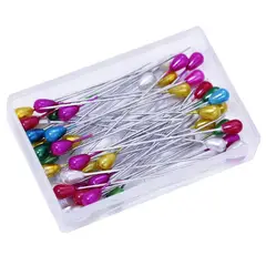 GENERICO - Alfiler color Cabeza grande 5.5cm largo 50pcs