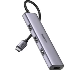 UGREEN - Hub USB-C a 4 puertos USB A 3.0