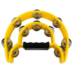 HENDRIX - Pandero Media Luna HX0055 Amarillo