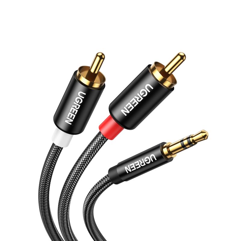 UGREEN - Cable de 3,5 mm a 2 RCA 3m UGREEN