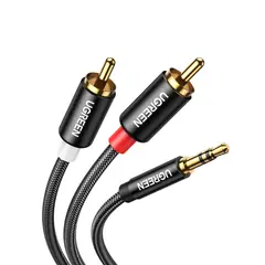 UGREEN - Cable de 3,5 mm a 2 RCA 3m
