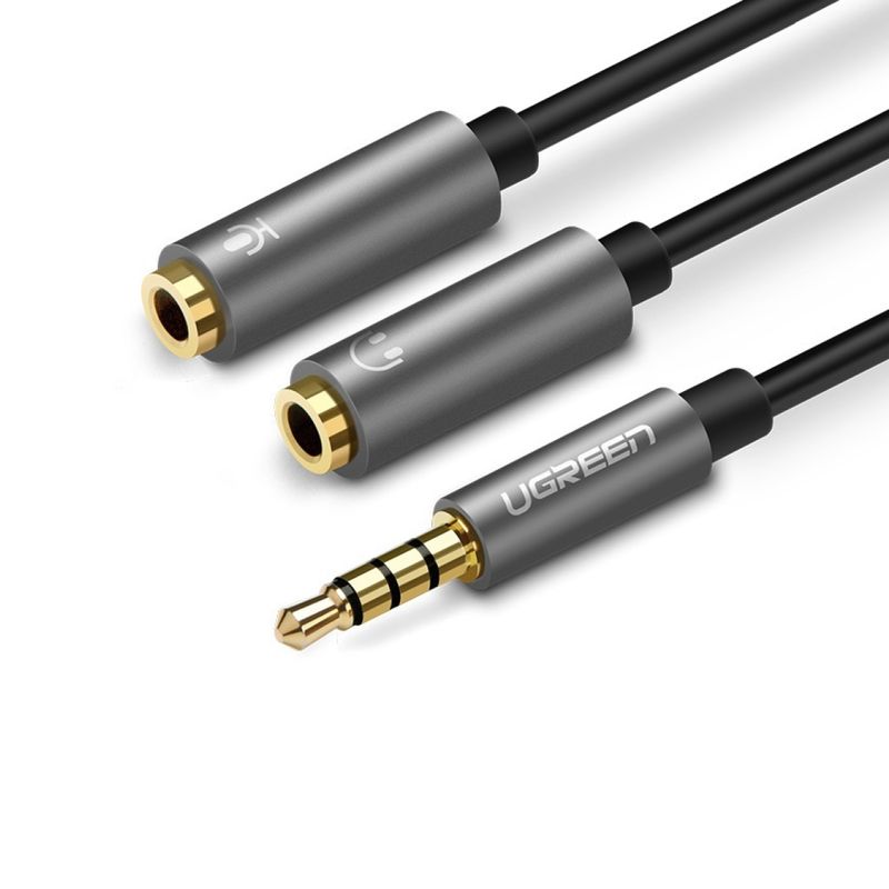 UGREEN - Divisor de auriculares de 3,5 mm a doble de 3,5 mm UGREEN
