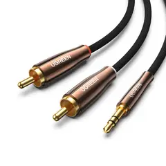 UGREEN - Cable de 3,5 mm macho a 2 RCA 2m