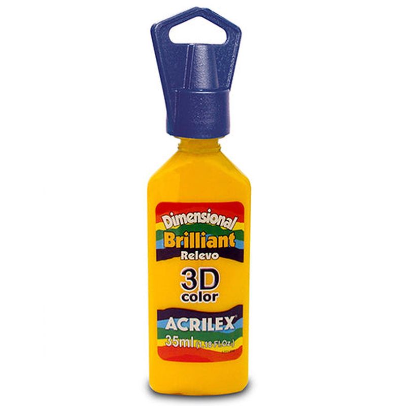 GENERICO - DIMENSIONAL BRILLANTE RELIEVE 3D 35 ML - Negro