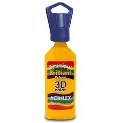 GENERICO - DIMENSIONAL BRILLANTE RELIEVE 3D 35 ML - Rojo