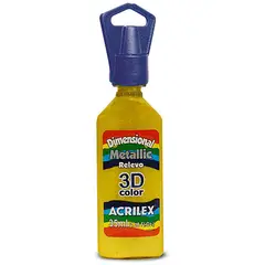 GENERICO - DIMENSIONAL METAL RELIEVE 3D 35 ML - Dorado oscuro