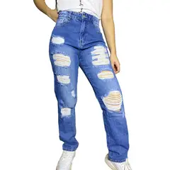 SUELI JEANS & CO - Sueli Jeans Fit Mom Mujer (RIGIDO , NO ELASTICADO)