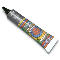 GENERICO - PASTA RELIEVE VITRAL 20 ML - Gris