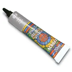 GENERICO - PASTA RELIEVE VITRAL 20 ML - Gris