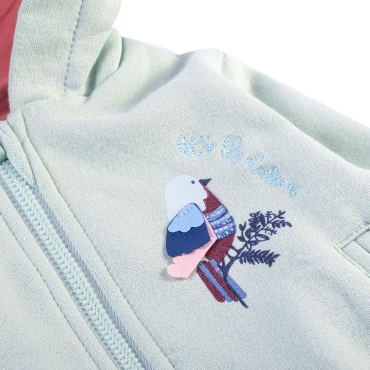 PILLIN - Polerón con Capucha Bebé Niña Verde Pillin - Verde.