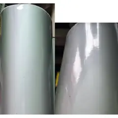 OEM - Papel vinilo plateado brillante