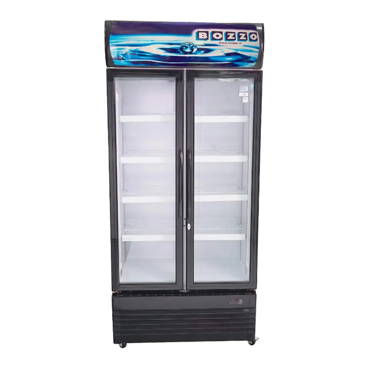 BOZZO - Visicooler LE-600 litros 2 Puertas de Vidrio BOZZO