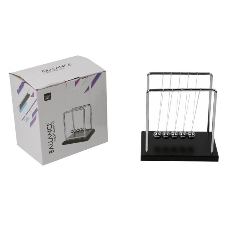 HOMEWELL - Pendulo de Newton Educativo Bolas Acero