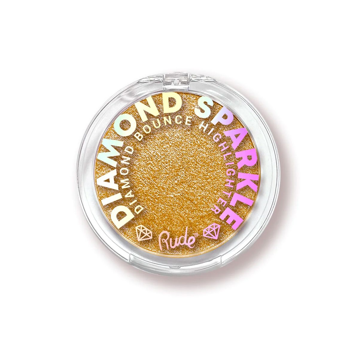 RUDE COSMETICS - Iluminador “Diamond Sparkle” Gold RUDE