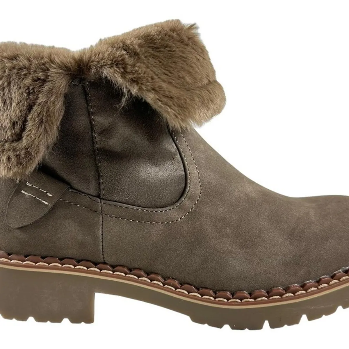 VIA UNO - Botin Via Uno Chiporro Mujer Caqui 12082426