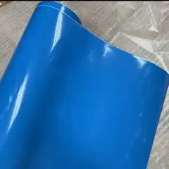 OEM - Papel vinilo azul brillante