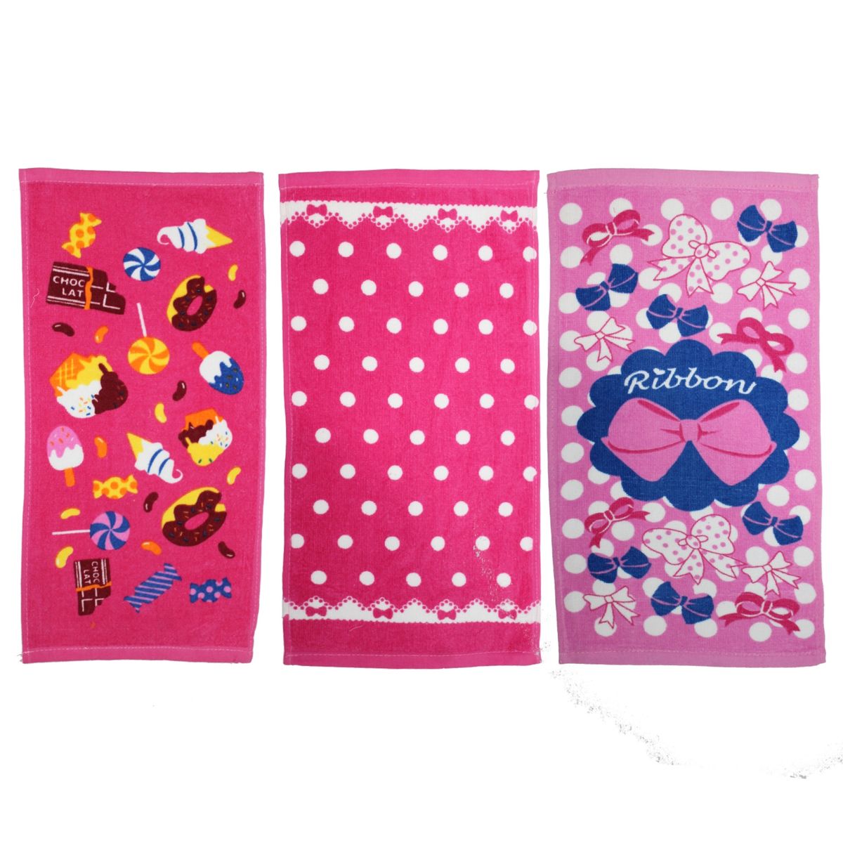 GARSIL - Pack 3 Toallas De Manos Niñas - 100% Algodon - Jardin Escolar