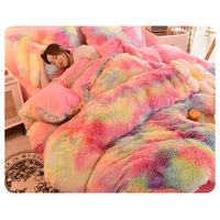 PLUMON PELUDITO CON CHIPORRO KING 230x250 CUBRE FRIO MULTICOLOR