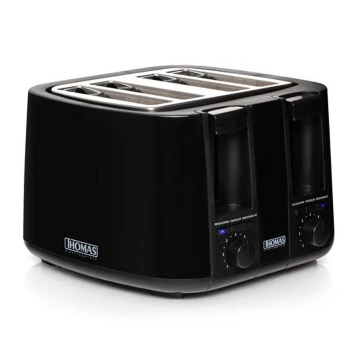 THOMAS - TOSTADOR DE PAN 4 REBANADAS TH-126 NEGRO THOMAS