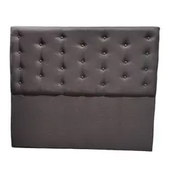 GENERICO - Respaldo 2 Plazas Cafe Moro Lino Botone a piso Muebles Rimar