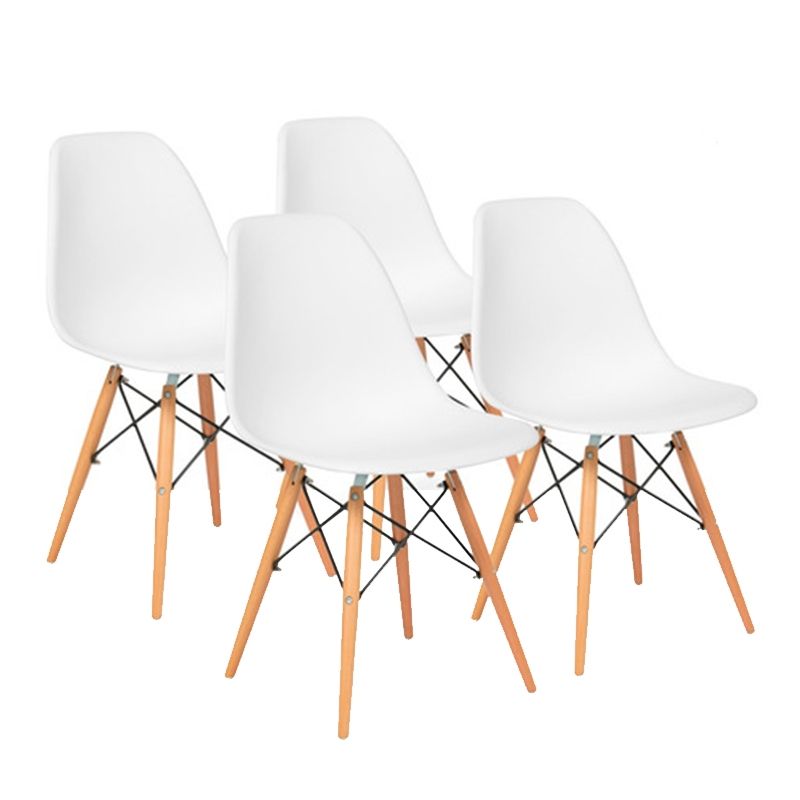 EAMES - Pack de 4 Sillas Eames DSW - Blanco