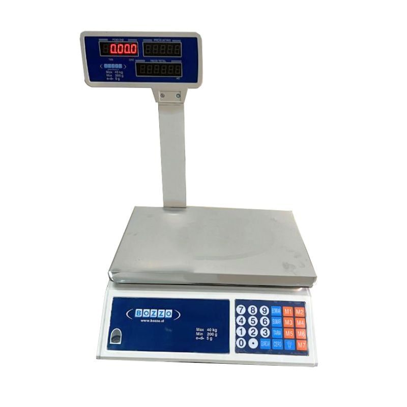BOZZO - Balanza ECO 40 Kg con Visor Aereo