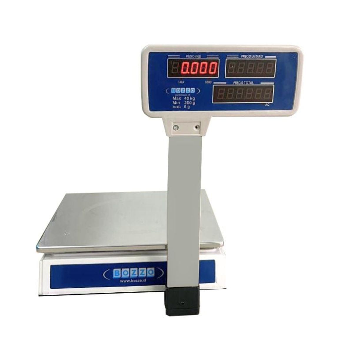 BOZZO - Balanza ECO 40 Kg con Visor Aereo